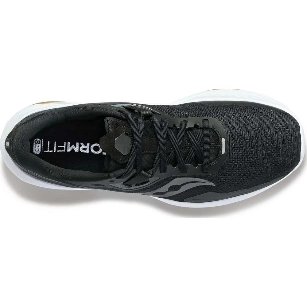 Men's Size 10 - Saucony Guide 15 Black/Gum Running Shoes S20684-12 - Picture 3 of 5